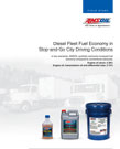 Diesel Fleet Fuel Economy Study in Stop and Go Traffic
