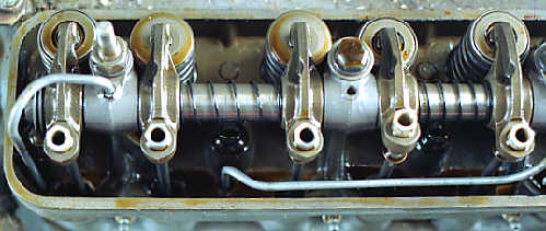 genset rocker area, note the cleanliness after 19,000 plus hours operation