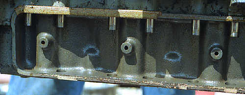 genset cam follower cover, 19,000 plus hours of operation